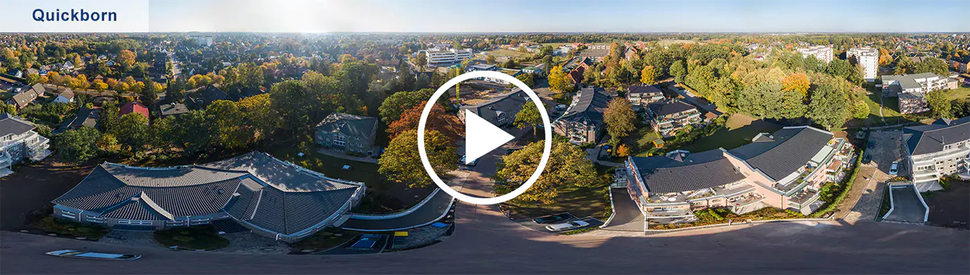 Immobilienfotografie Quikborn Gertruden 360 Grad Luftaufnahme